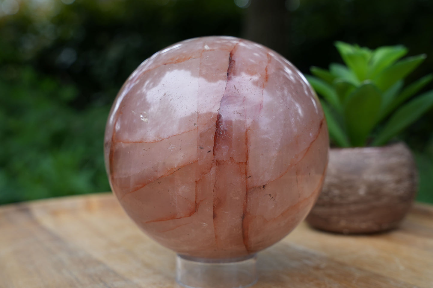 Fire Quartz Spheres | AAA Grade | Reiki Infused