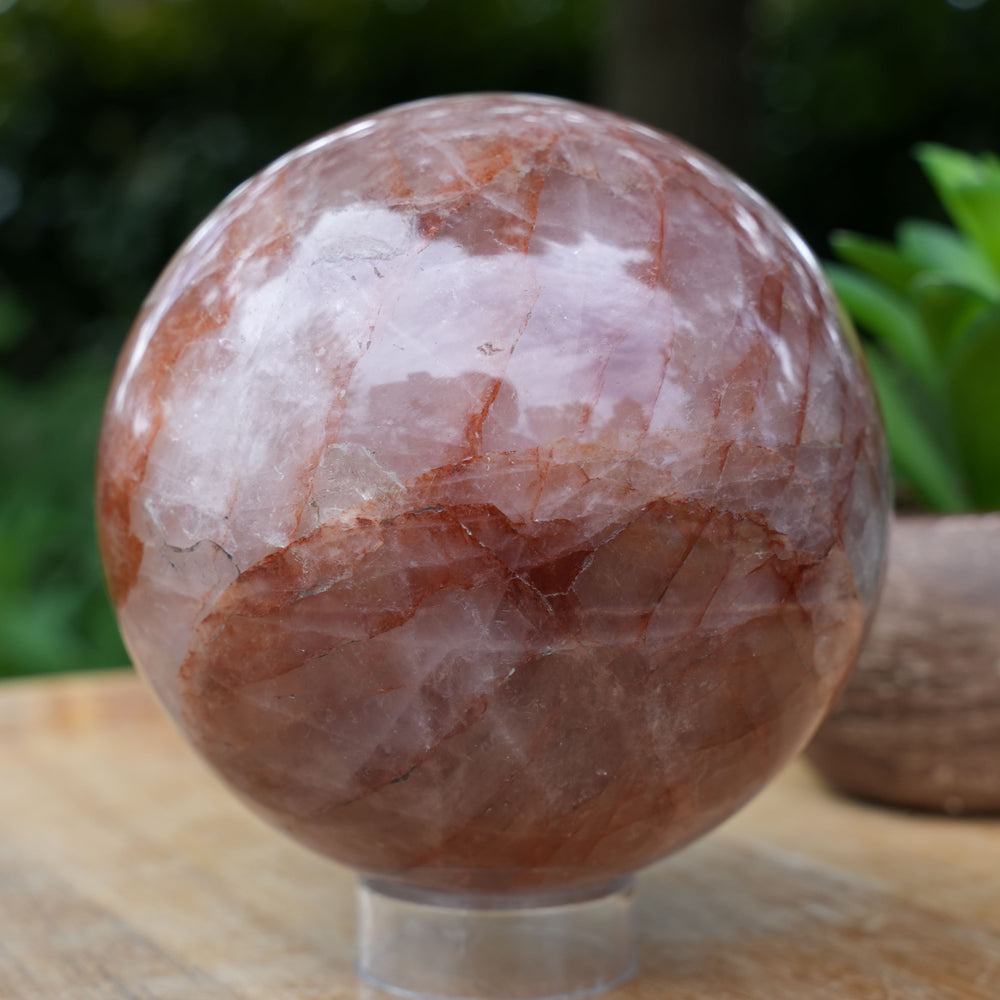 Fire Quartz Spheres | AAA Grade | Reiki Infused