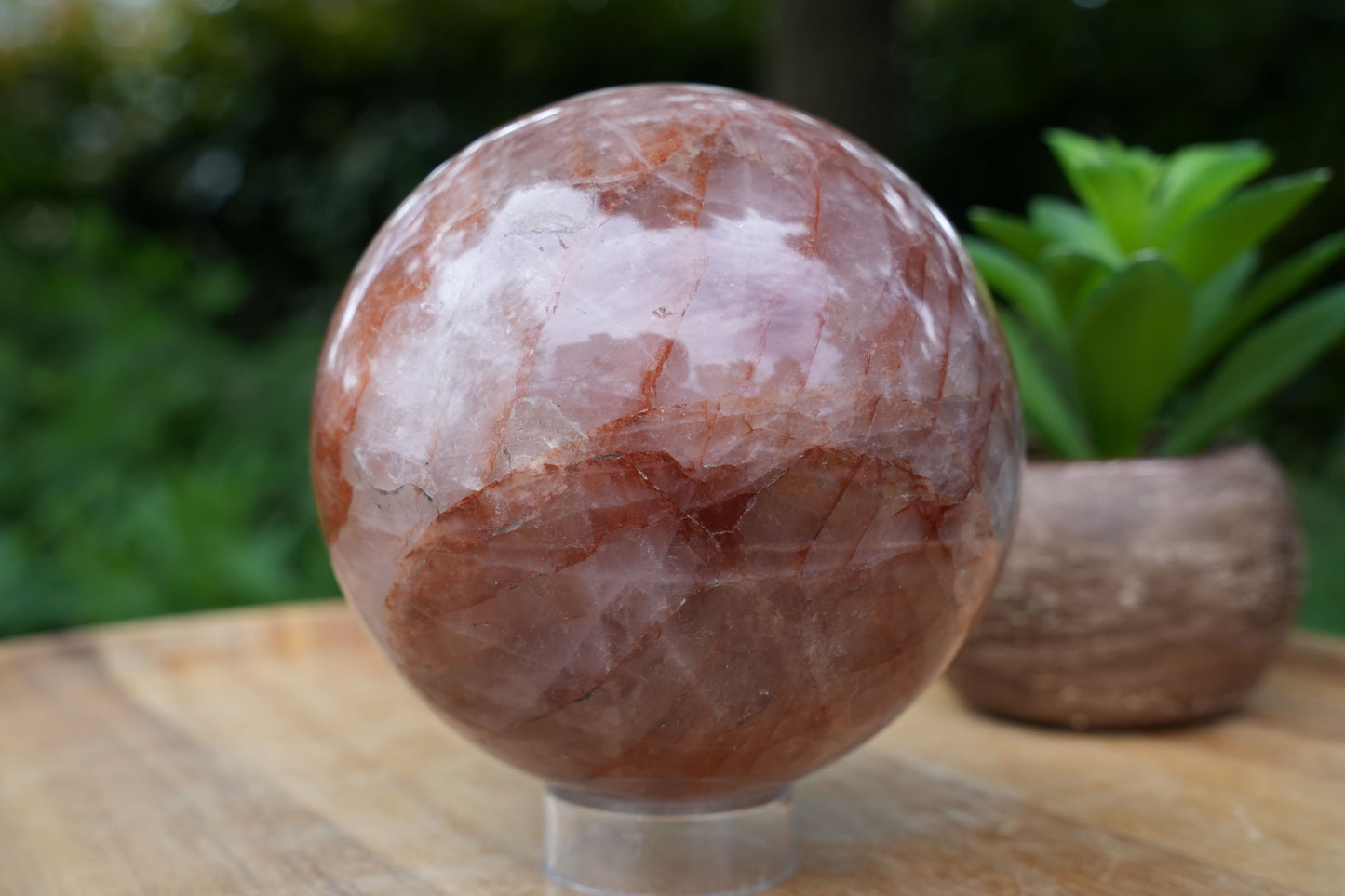 Fire Quartz Spheres | AAA Grade | Reiki Infused