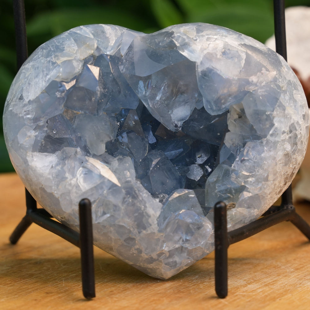 
                  
                    Celestite Cluster Heart | AAA Grade | Reiki Infused
                  
                