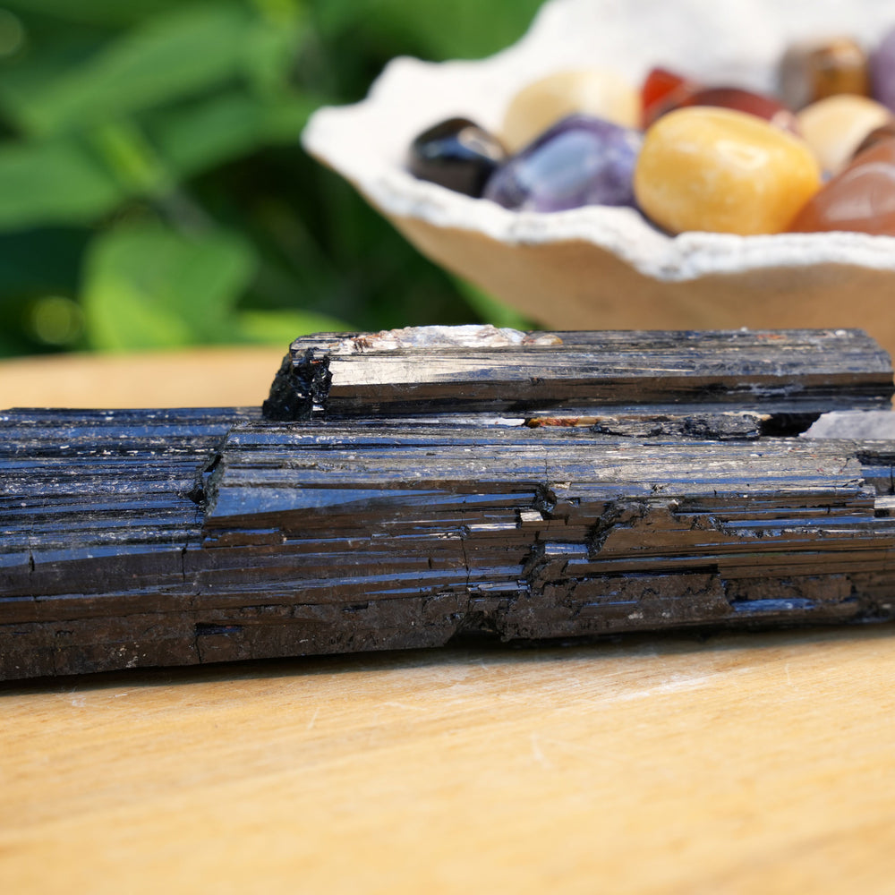 
                  
                    Large Black Tourmaline Raw | High Quality | Reiki Infused
                  
                
