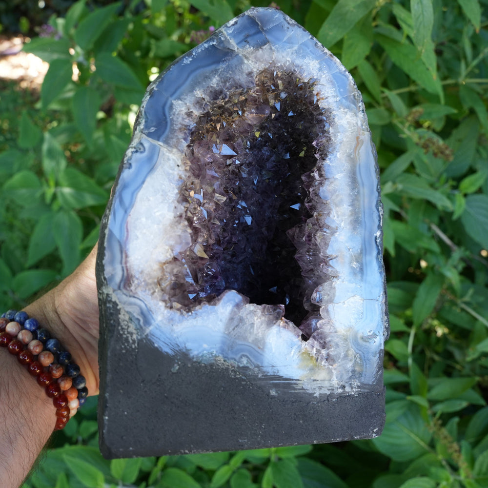 Large Amethyst Agate Cathedral Caves | High Quality | Reiki Infused