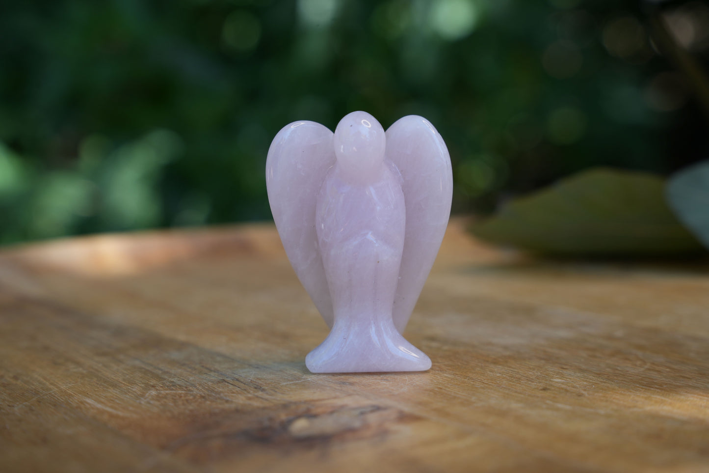 Small Rose Quartz Angel Carvings | Reiki Infused